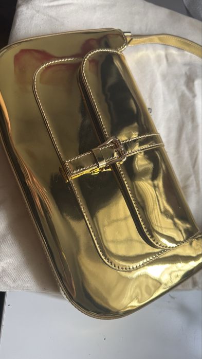 Чанта By Far Miranda Gold