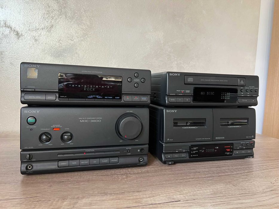 Sony MHC 3800 amplificator, tuner, CD, casete deck,  combina