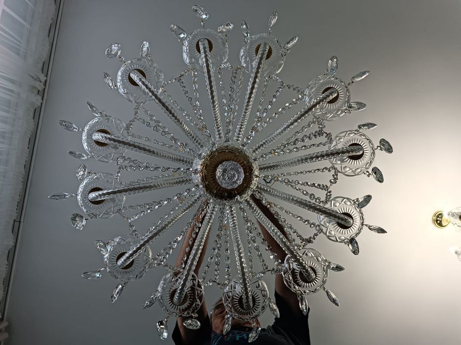 Люстра Чехия хрусталь