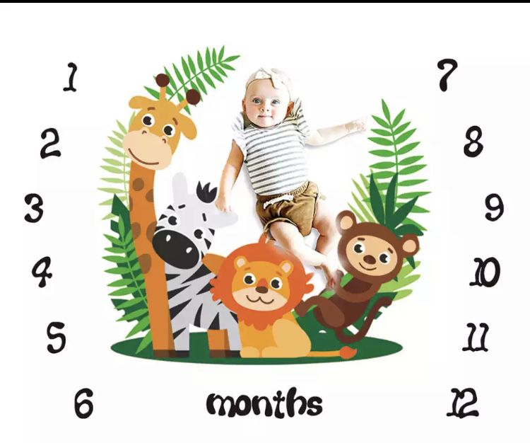 Ново платно за бебешки снимки по месеци