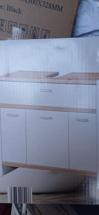 НОВИ ! Неразпечатвани  ШКАФОВЕ  за над Пералня , за под мивка , РАКЛА