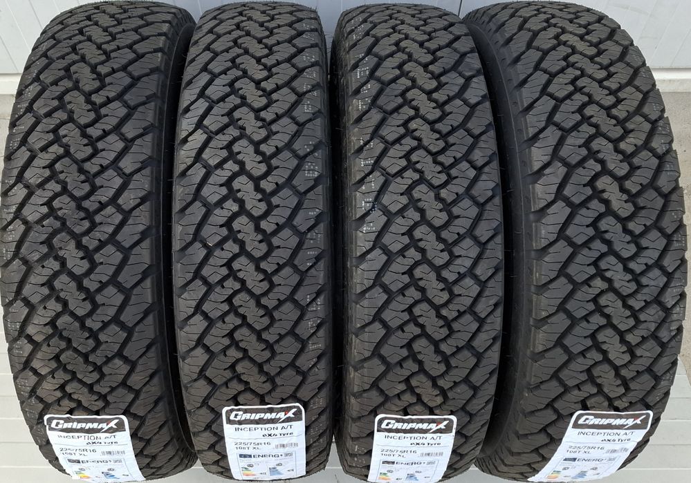 225/75 R16, 108T, GRIPMAX, Inception A/T, Anvelope All Terain M+S