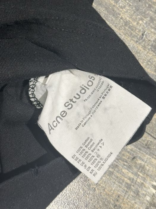acne studios black longsleeve
