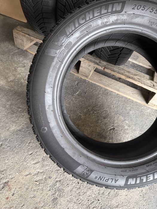 4 anvelope iarna 205/55/16 Michelin 7-7.5 mm DOT 2021!