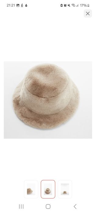 Меховая панама для женщин.