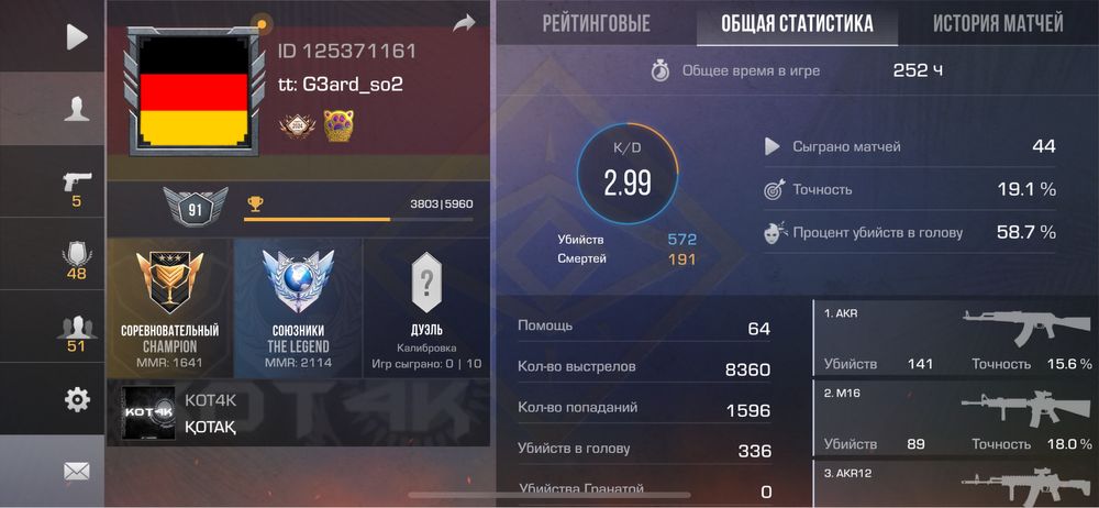 Аккаунт стандофф 2