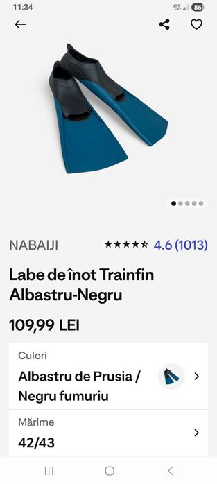 Labe de inot marimea 32-33