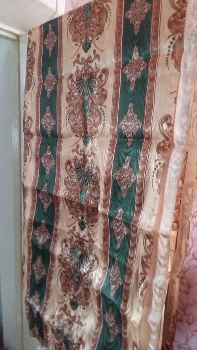 Штора атлас расшитый