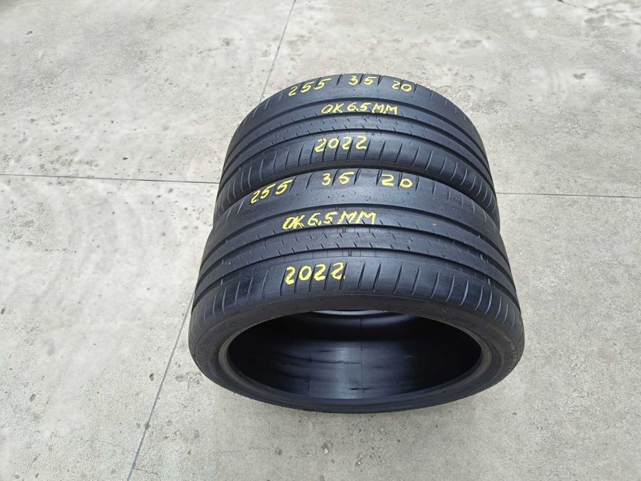Doua anvelope vara 255 35 20 michelin pilot sport super cup 2 dot 2022