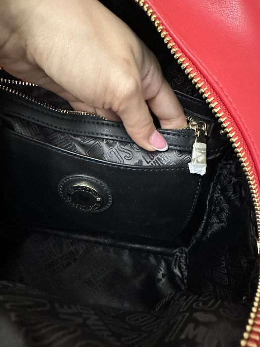 LOVE MOSCHINO оригинална кожена раница