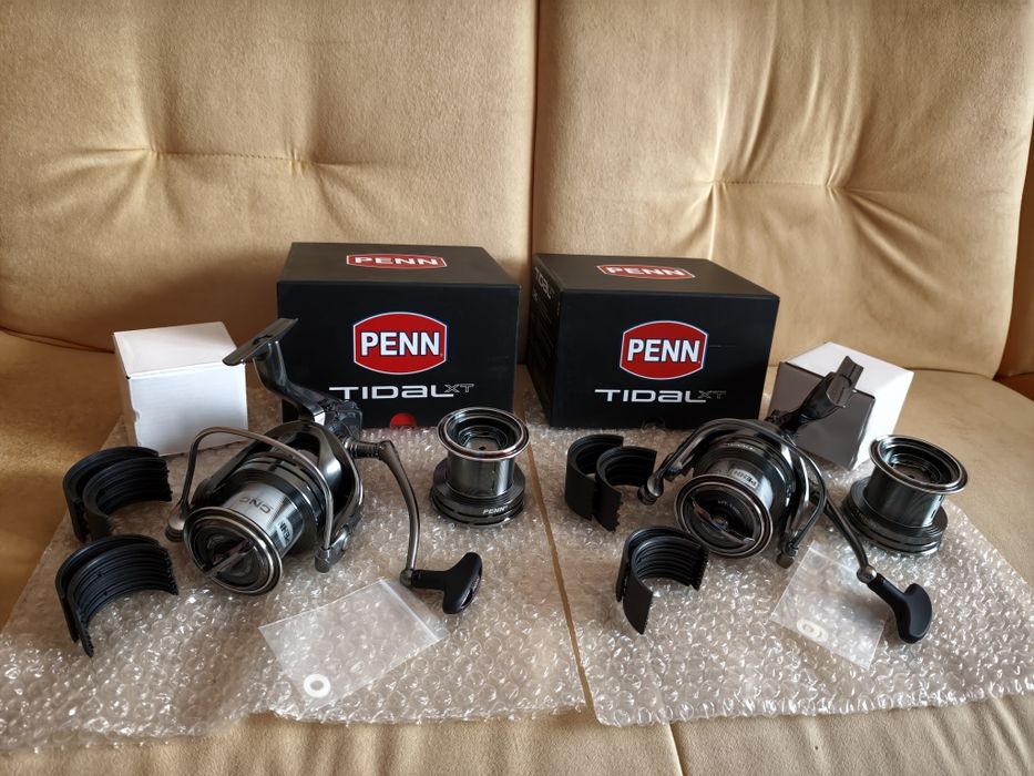 Set 2 mulinete PENN Tidal 7000 XT - comp Daiwa, Shimano,Fox