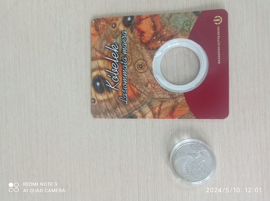 Бабочка kobelek монета