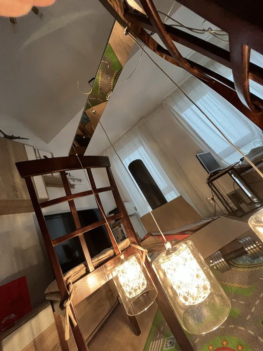 Lustra mobexpert 3 abajururi becuri incluse