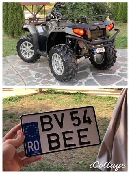 Placute auto numere auto personalizate distanțate sau normale