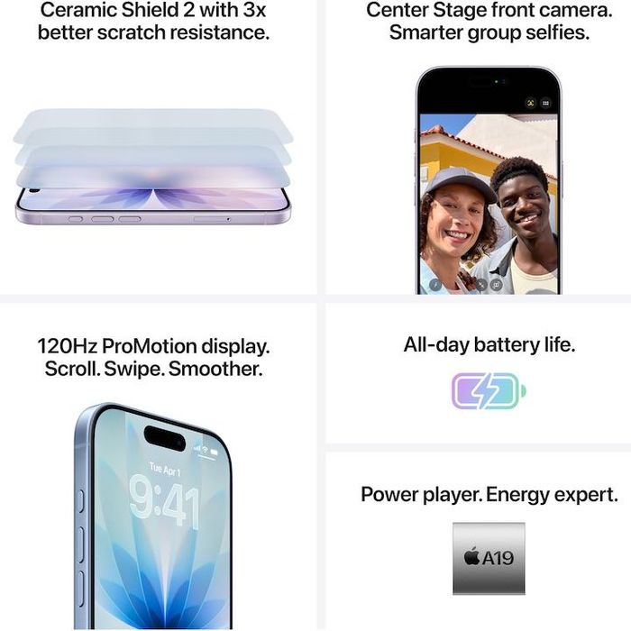 Telefon mobil Apple iPhone 17, 256GB, 5G, Black