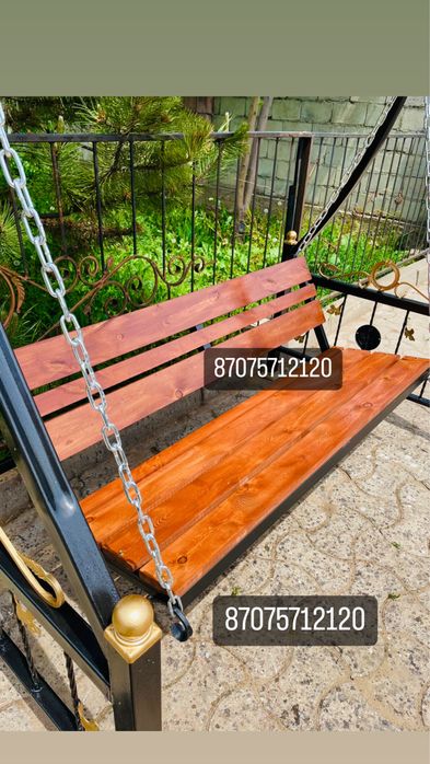 Садовые качели кованые