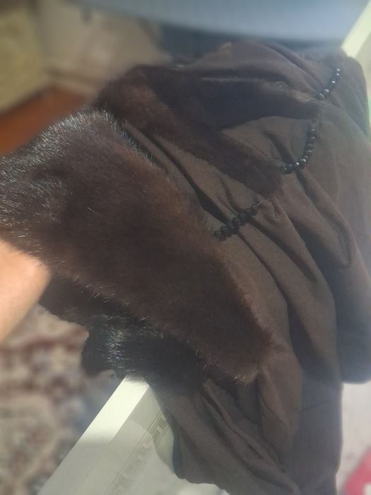 Норка шапка женский