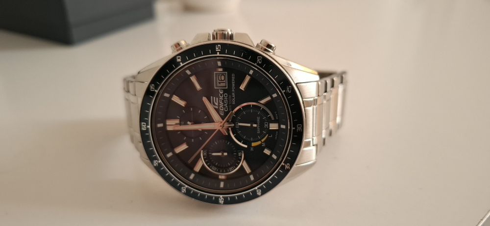 Casio Edifice solar powered