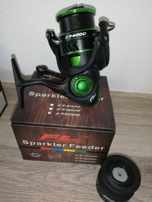 Set 2 Mulinete Feeder FL Sparkler 6000 8+1 Rulmenti