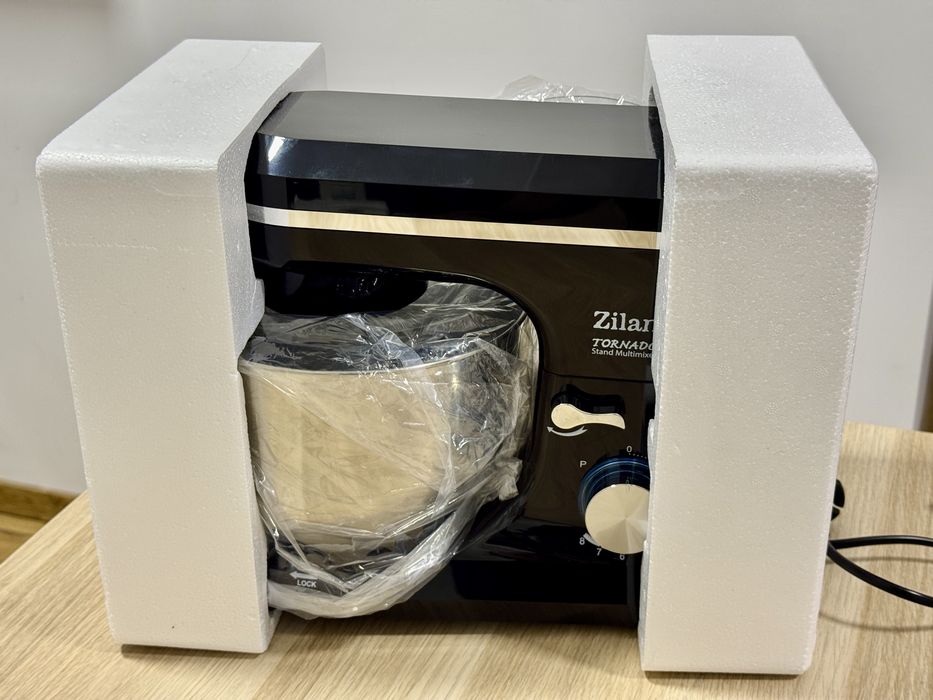 Mixer NOU Zilan Tornado cu bol de 4,5l si putete 1000W