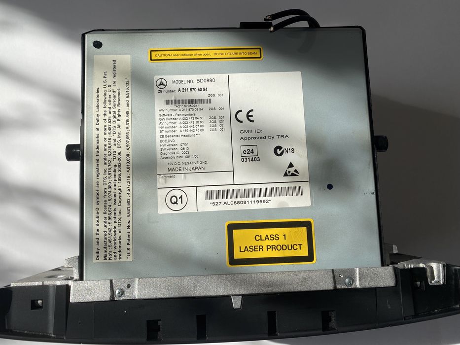 Навигация Мерцедес Е класа W211  face ЦЛС W219 face