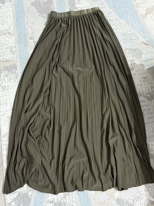 юбка длинный хаки