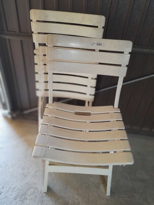Scaune plastic pliabile  de gradina