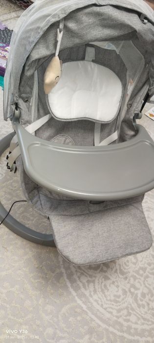 Шезлонг электрический со столиком