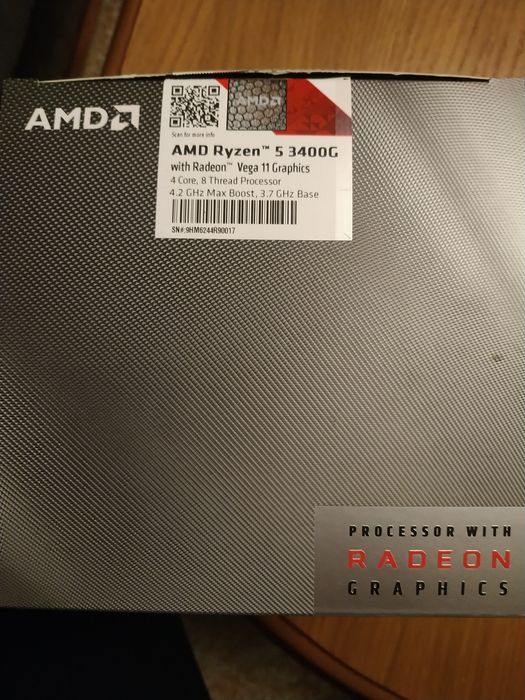 Ryzen 5 3400 G Processor