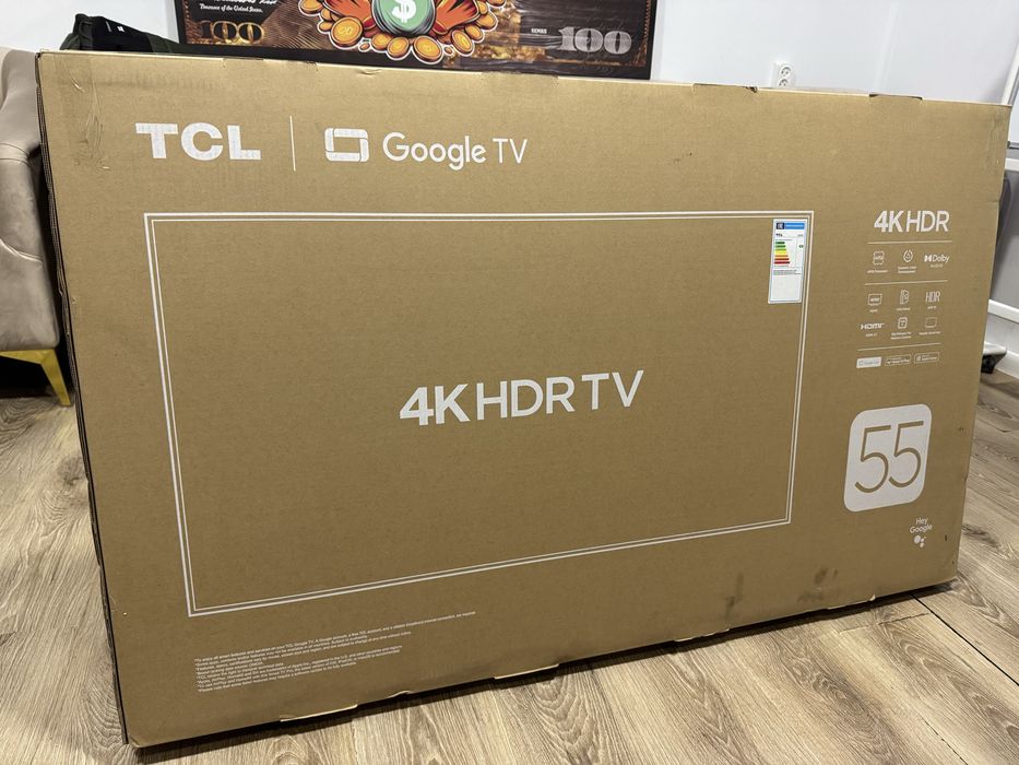 Продам свой телевизор 55’ TCL 4K HDR GOOGE TV Smart