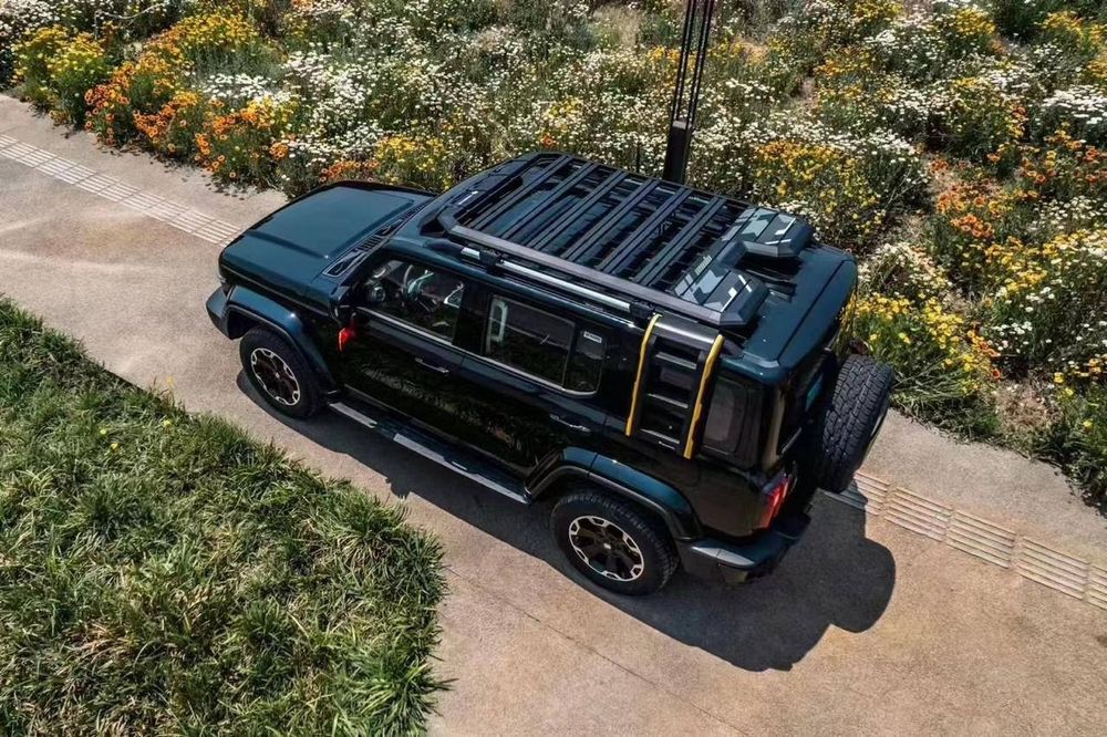 Багажник на крышу внедорожников с лестницей!