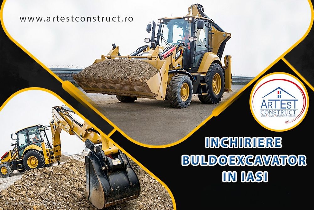 Buldoexcavator de inchiriat **In Iasi si localitatile limitrofe**
