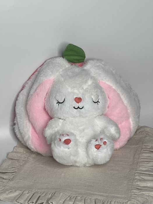 Дышащий зайчик клубника