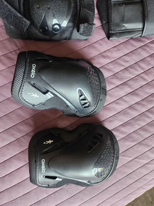 2 комплекта протектори Oxelo (Decathlon) – размери M и S (общо 12 части)