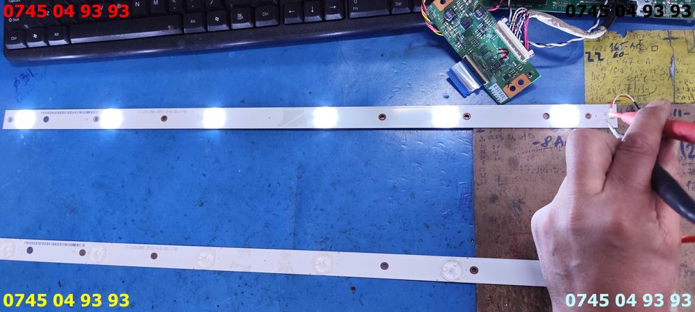 set 2 bare barete led de la philips 32PFL3088H ca noi