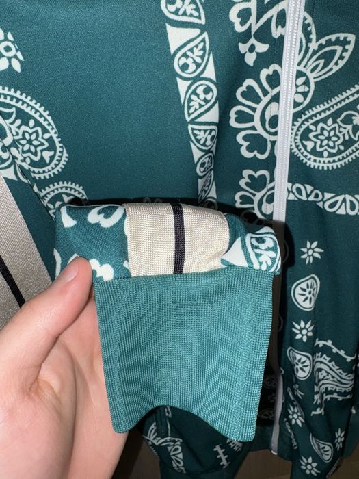 Palm Angels track green bandana EXCLUSIVE