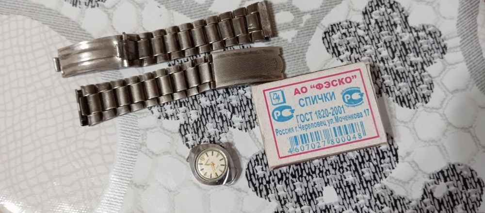 Часы чайка 17 камней ремешок