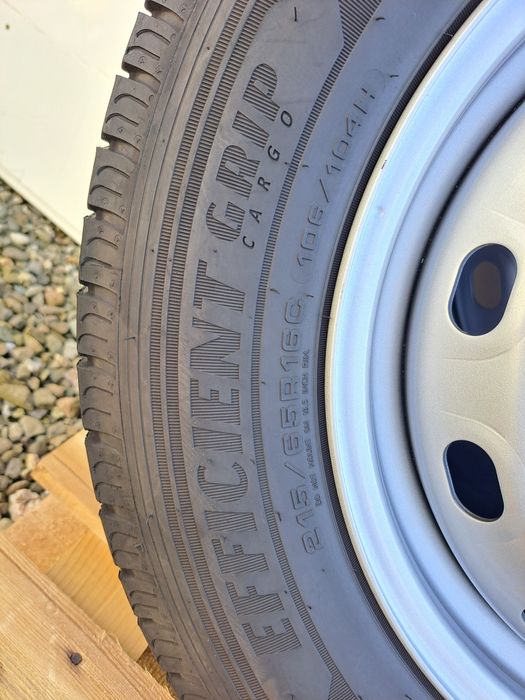 Anvelope 215/65R16C Goodyear Efficent Grip + Jante + Senzori Presiune