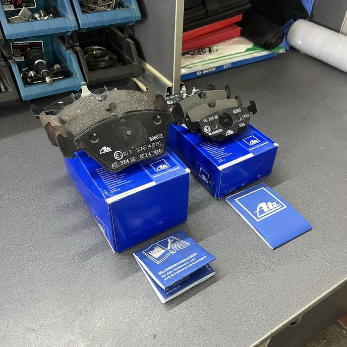 Новые колодки ATE bmw e34 540 бмв е34