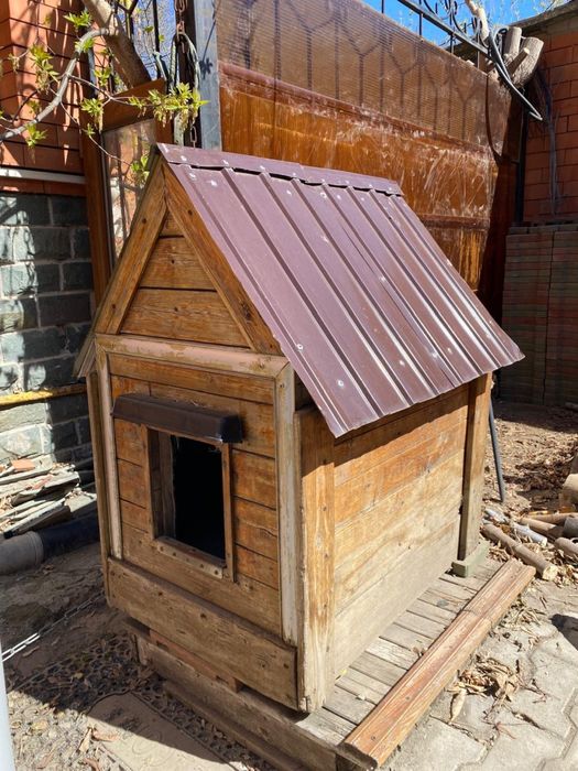 Пролам будку для собаки