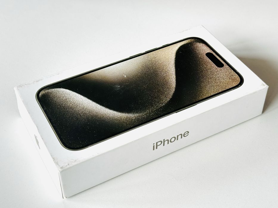Iphone 15 Pro 128GB Natural Titanium 97% Батерия!Гаранция 6 месеца