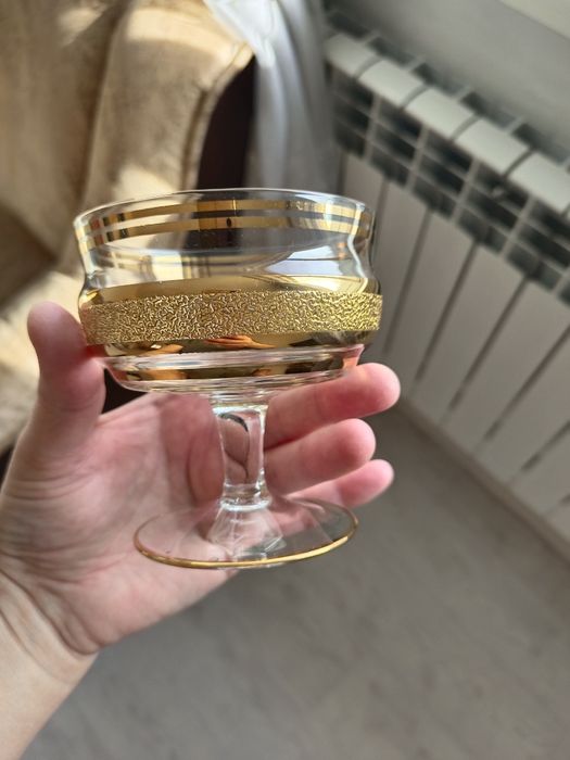 Креманки Чехословакия хрустальные