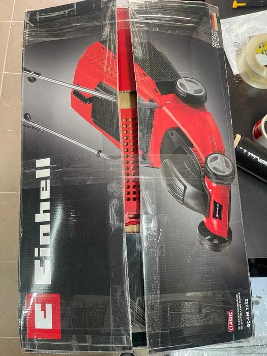 Mașină de tuns iarba electrică Einhell GC-EM 1232 (1200 W, recomandată pentru peluze de până la 300 m²)