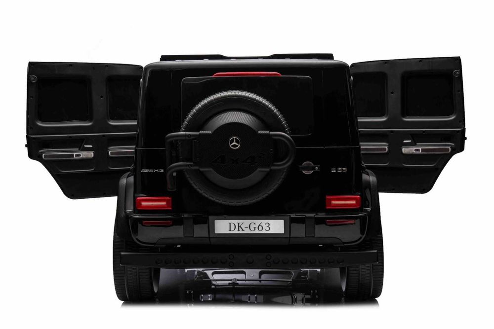 Двуместна джип G63 4X4 24V батерия,MP3, с меки гуми с Кожена седалка