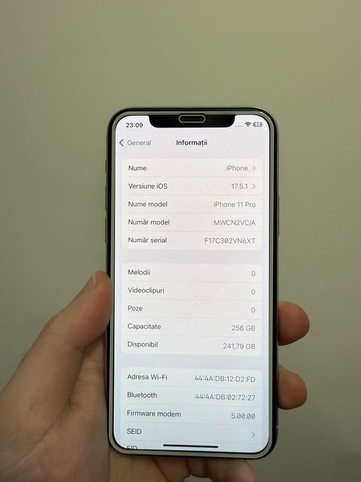 iPhone 11 Pro 256Gb Silver