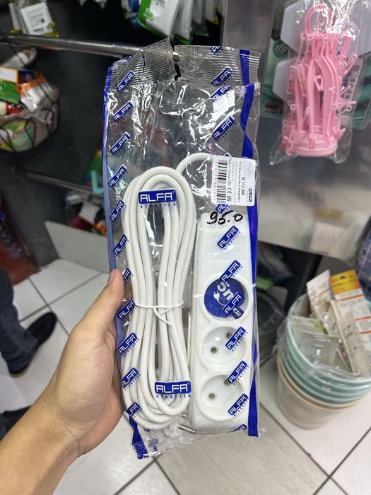 Удлинитель тройник всех видов