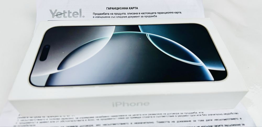 НОВ! Apple iPhone 16 Pro Max 512GB Black / White / Desert 3г. Гаранция