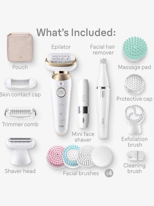 Braun ses9681 Эпилятор новый с гарантией 1 год+ доставка на дом!