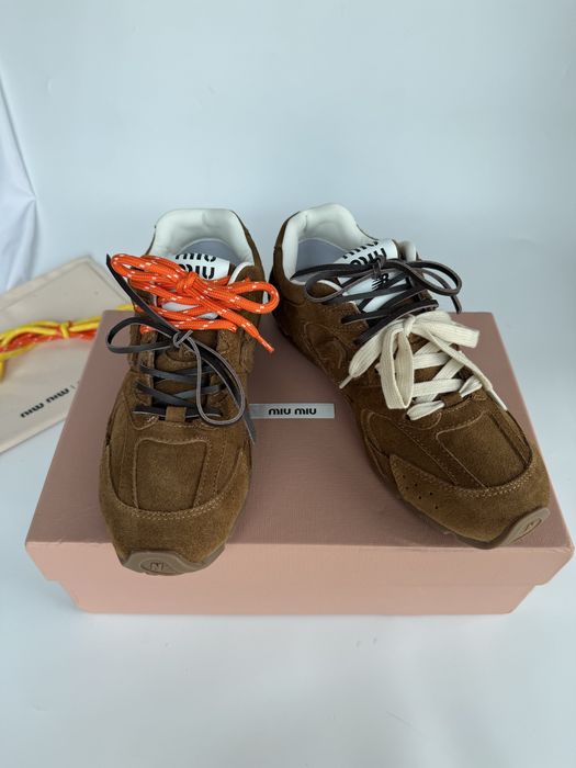 Adidasi miu miu new balance piele intoarsa