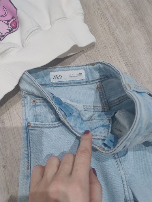 Set hanorac si blugi Zara masura 122 (6-7 ani)